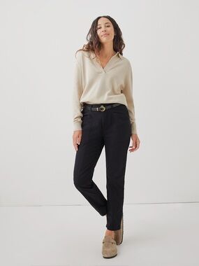 ‼️EUC: Pact Organic Women's Boulevard Brushed Twill Straight Leg Pant - M